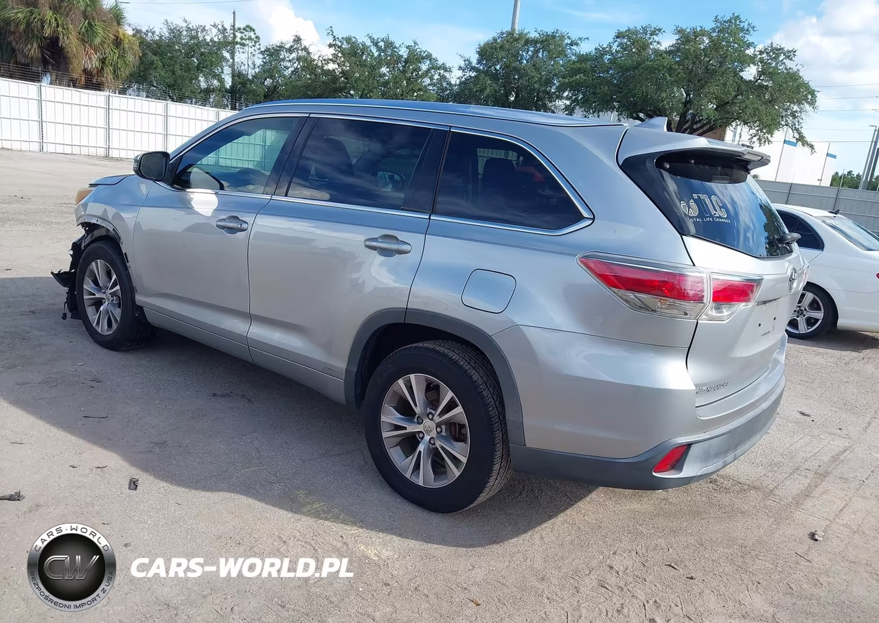2015 Toyota Highlander Xle V6 VIN:5TDKKRFH4FS089212 - 3