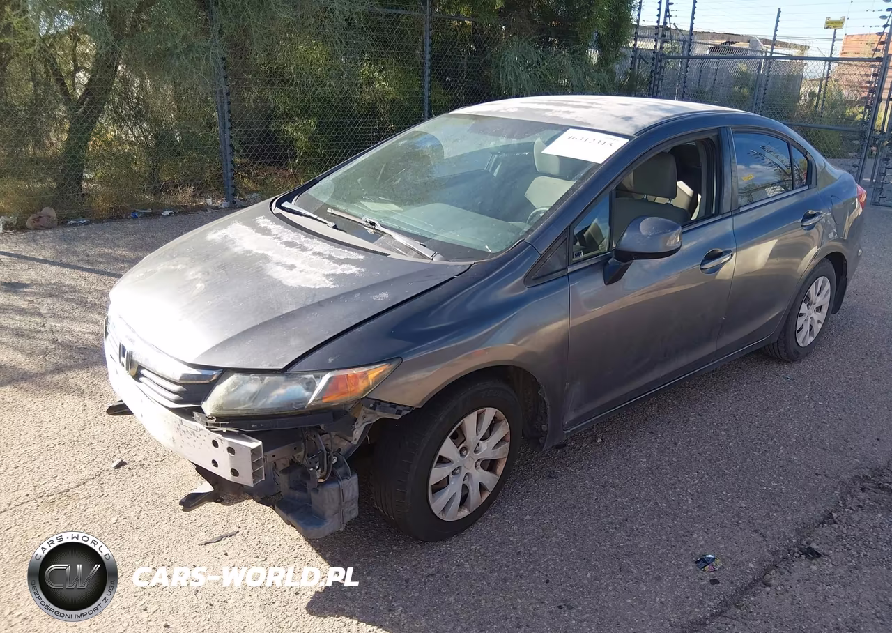 2012 Honda Civic Lx VIN:19XFB2F59CE346501 - 2