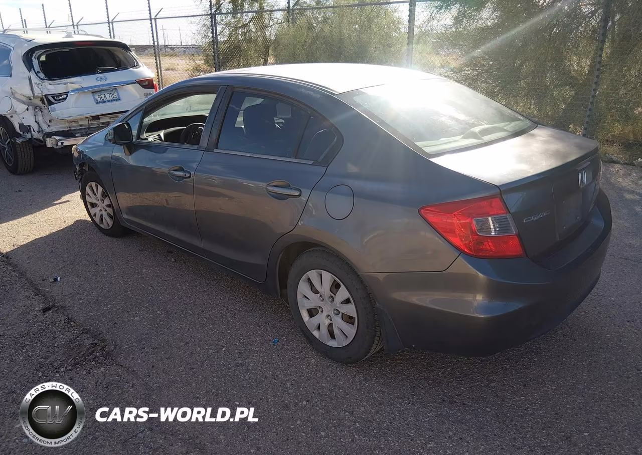 2012 Honda Civic Lx VIN:19XFB2F59CE346501 - 3