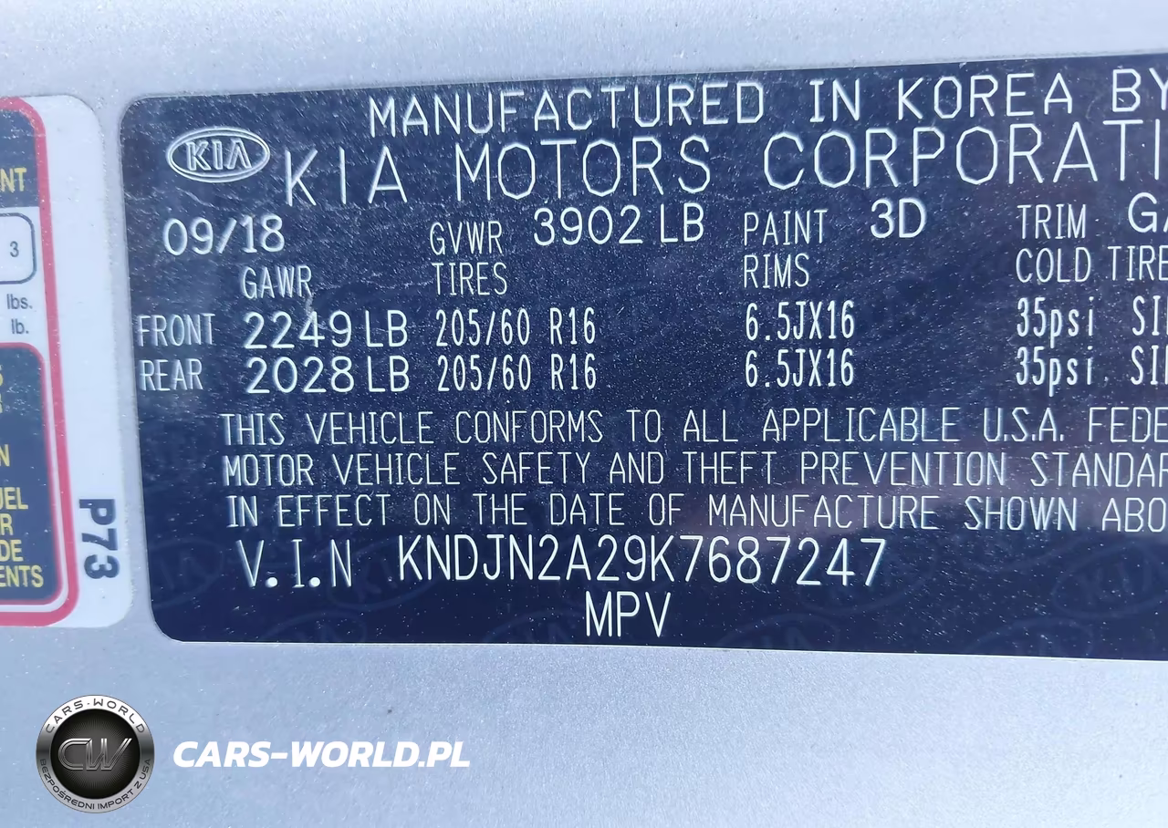 2019 Kia Soul VIN:KNDJN2A29K7687247 - 9