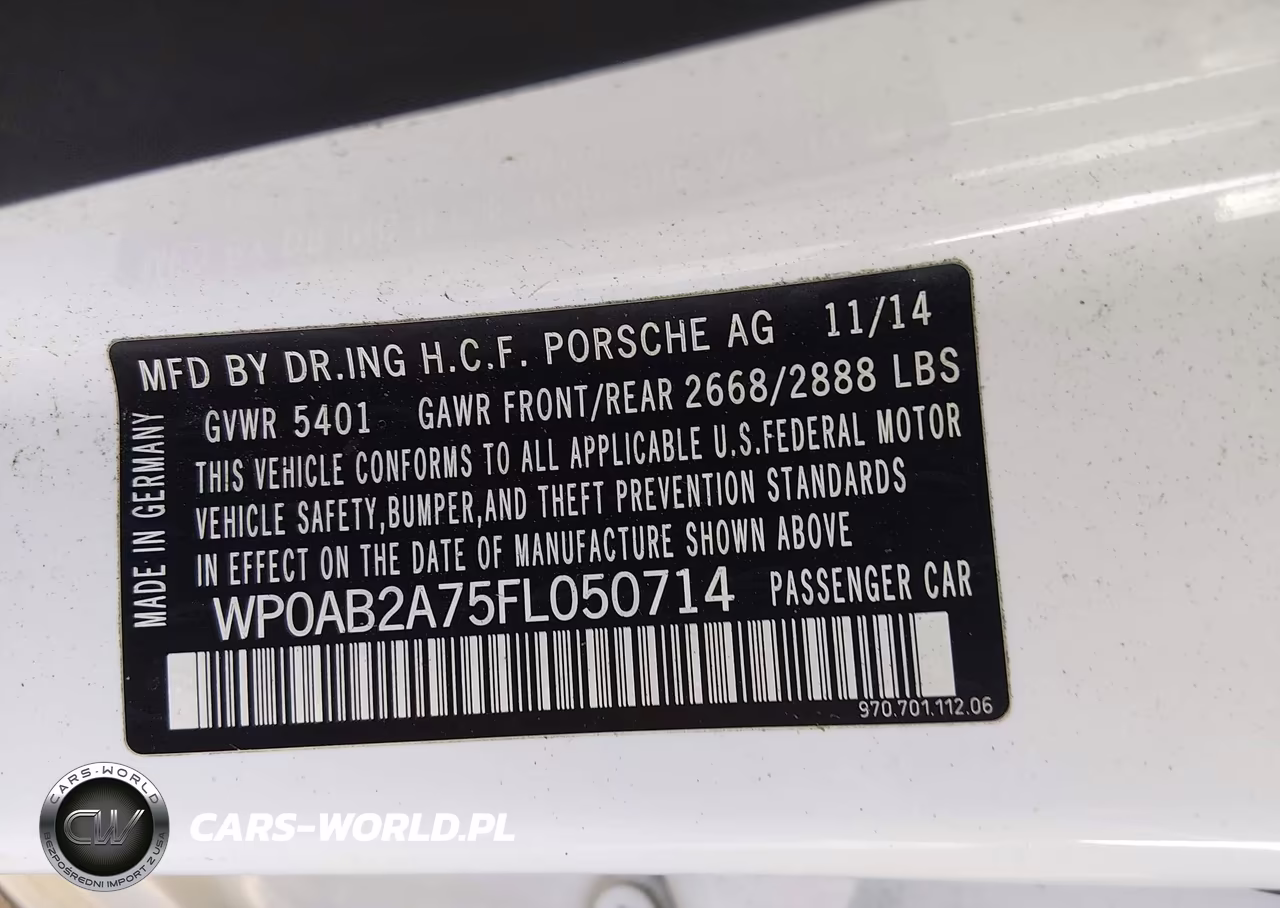2015 Porsche Panamera 4S-S VIN:WP0AB2A75FL050714 - 9
