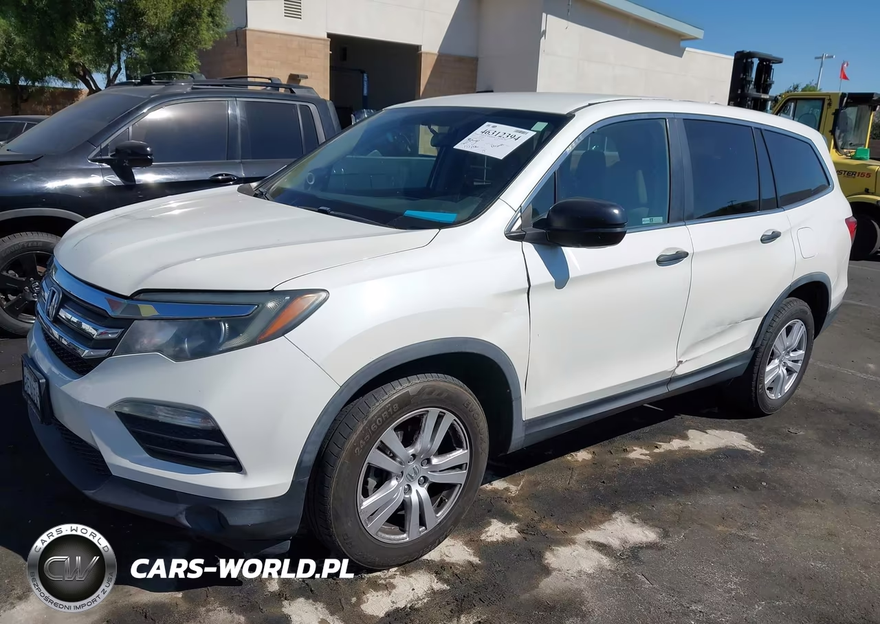 2018 Honda Pilot Lx VIN:5FNYF5H11JB019221 - 2
