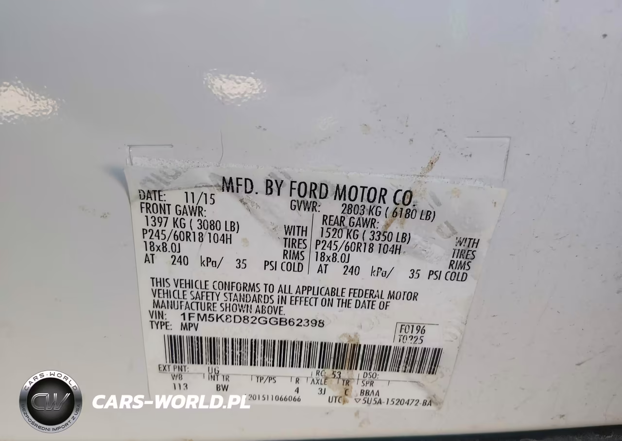 2016 Ford Explorer Xlt VIN:1FM5K8D82GGB62398 - 9