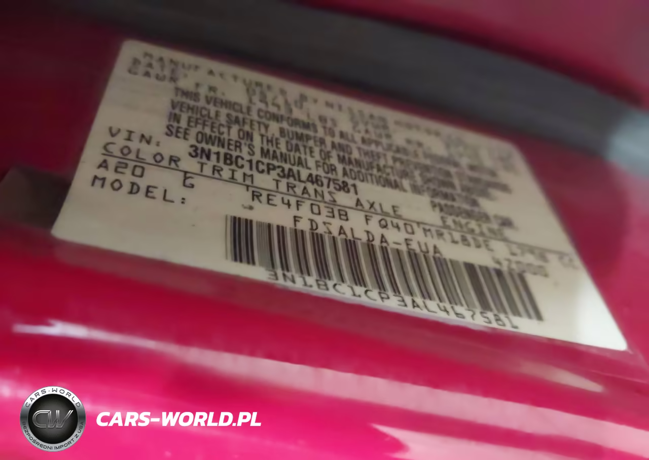 2010 Nissan Versa 1.8S VIN:3N1BC1CP3AL467581 - 9