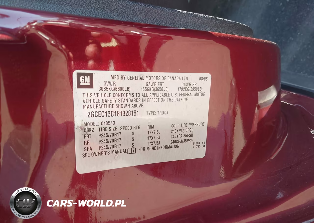 2008 Chevrolet Silverado 1500 Lt1 VIN:2GCEC13C181328181 - 9