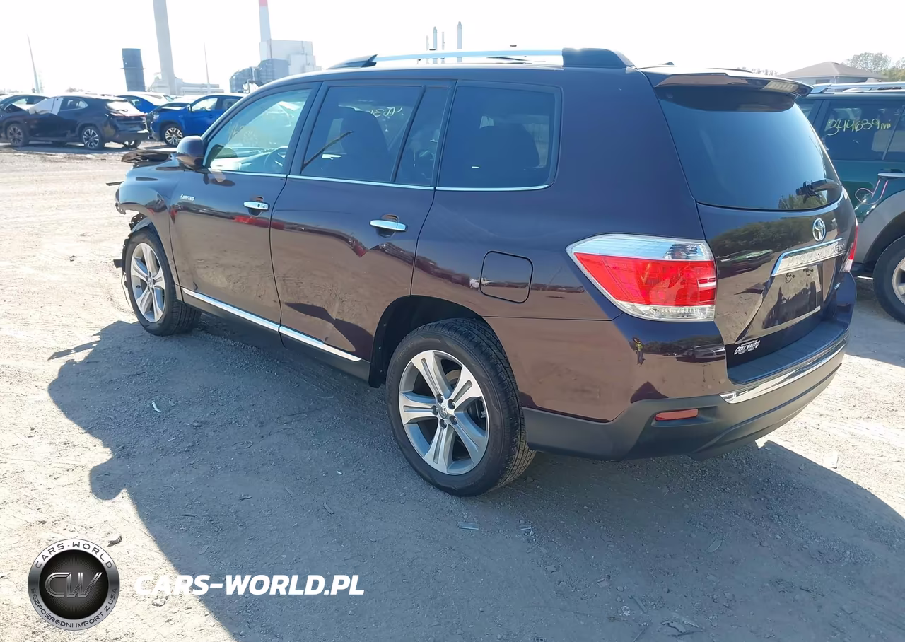 2013 Toyota Highlander Limited V6 VIN:5TDDK3EH9DS180027 - 3