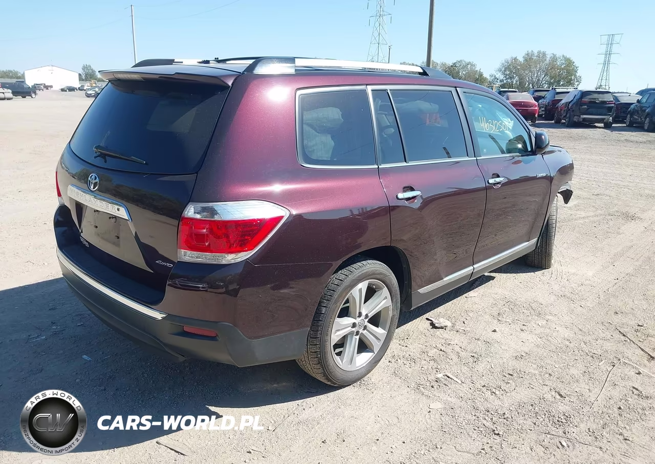 2013 Toyota Highlander Limited V6 VIN:5TDDK3EH9DS180027 - 4