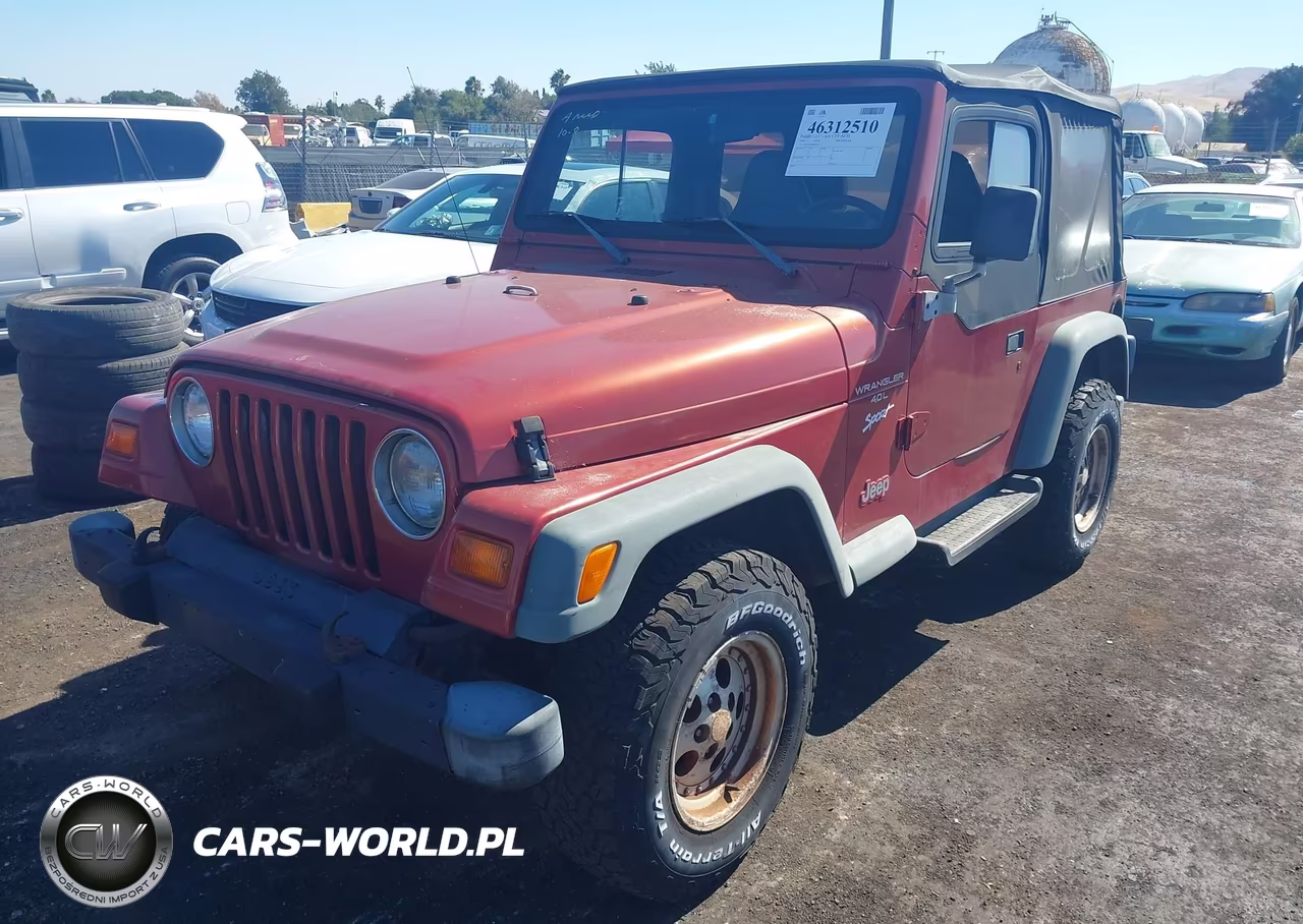 1998 Jeep Wrangler Sport VIN:1J4FY19S4WP787333 - 2