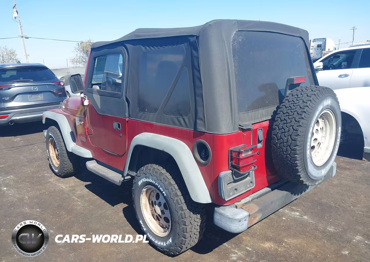 1998 Jeep Wrangler Sport VIN:1J4FY19S4WP787333 - 3