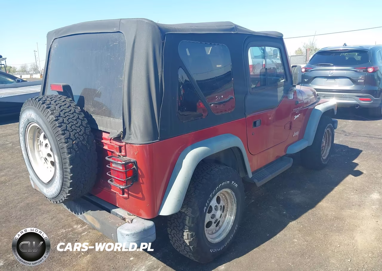 1998 Jeep Wrangler Sport VIN:1J4FY19S4WP787333 - 4