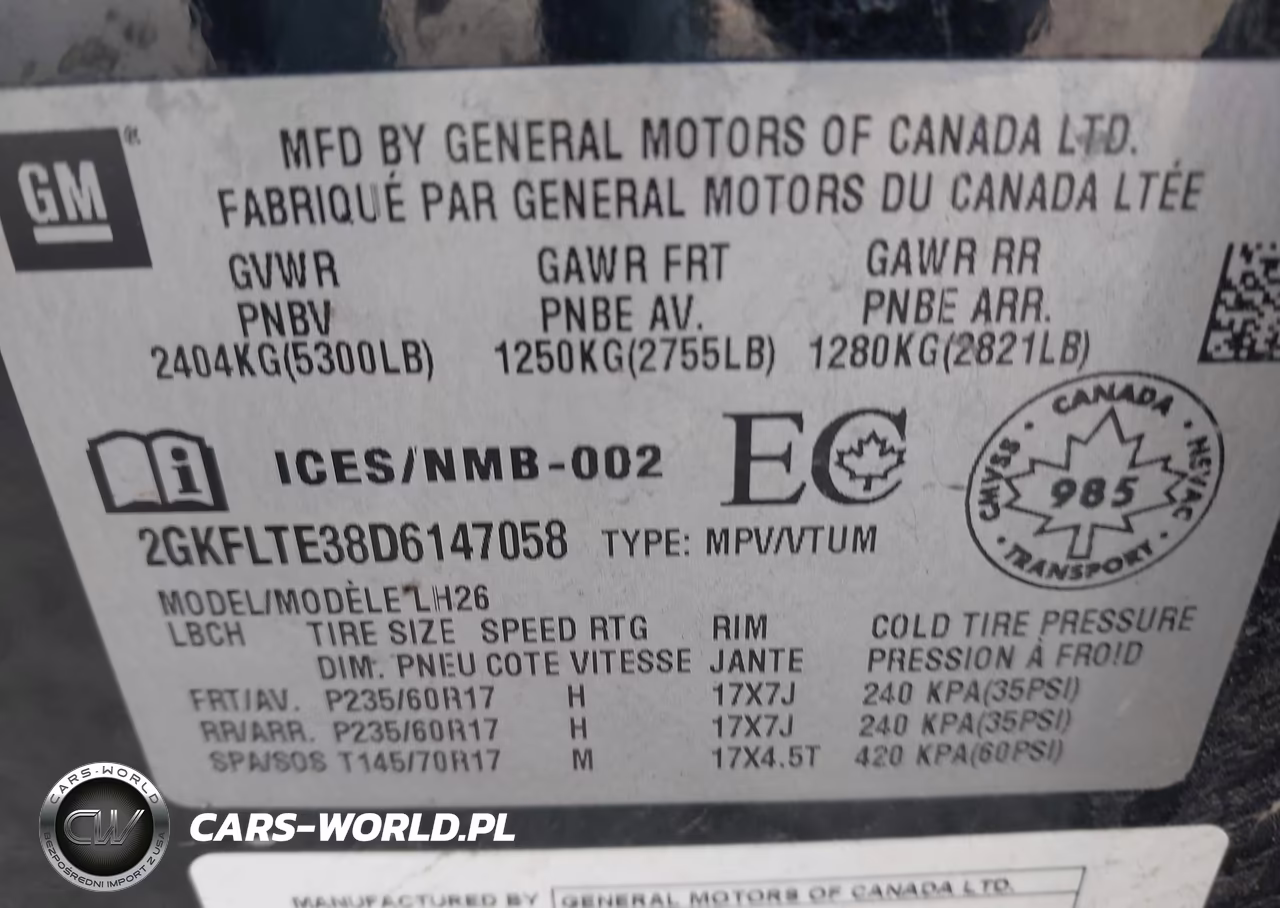 2013 GMC Terrain Sle-2 VIN:2GKFLTE38D6147058 - 9