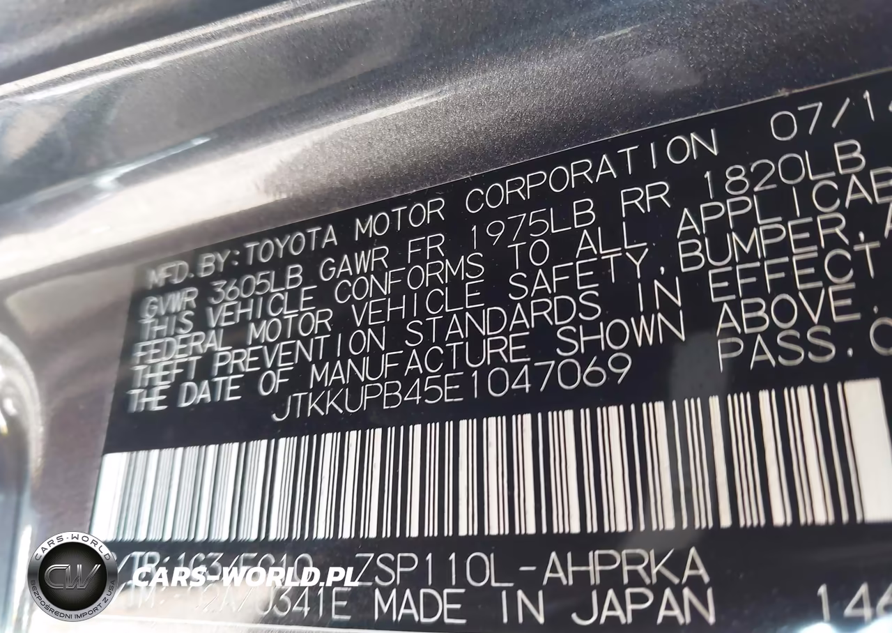 2014 Scion Xd VIN:JTKKUPB45E1047069 - 9