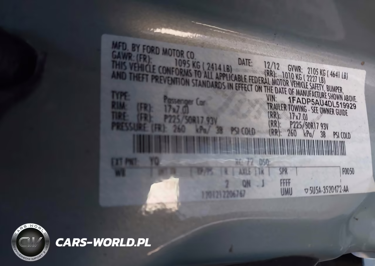 2013 Ford C-Max Hybrid Se VIN:1FADP5AU4DL519929 - 9