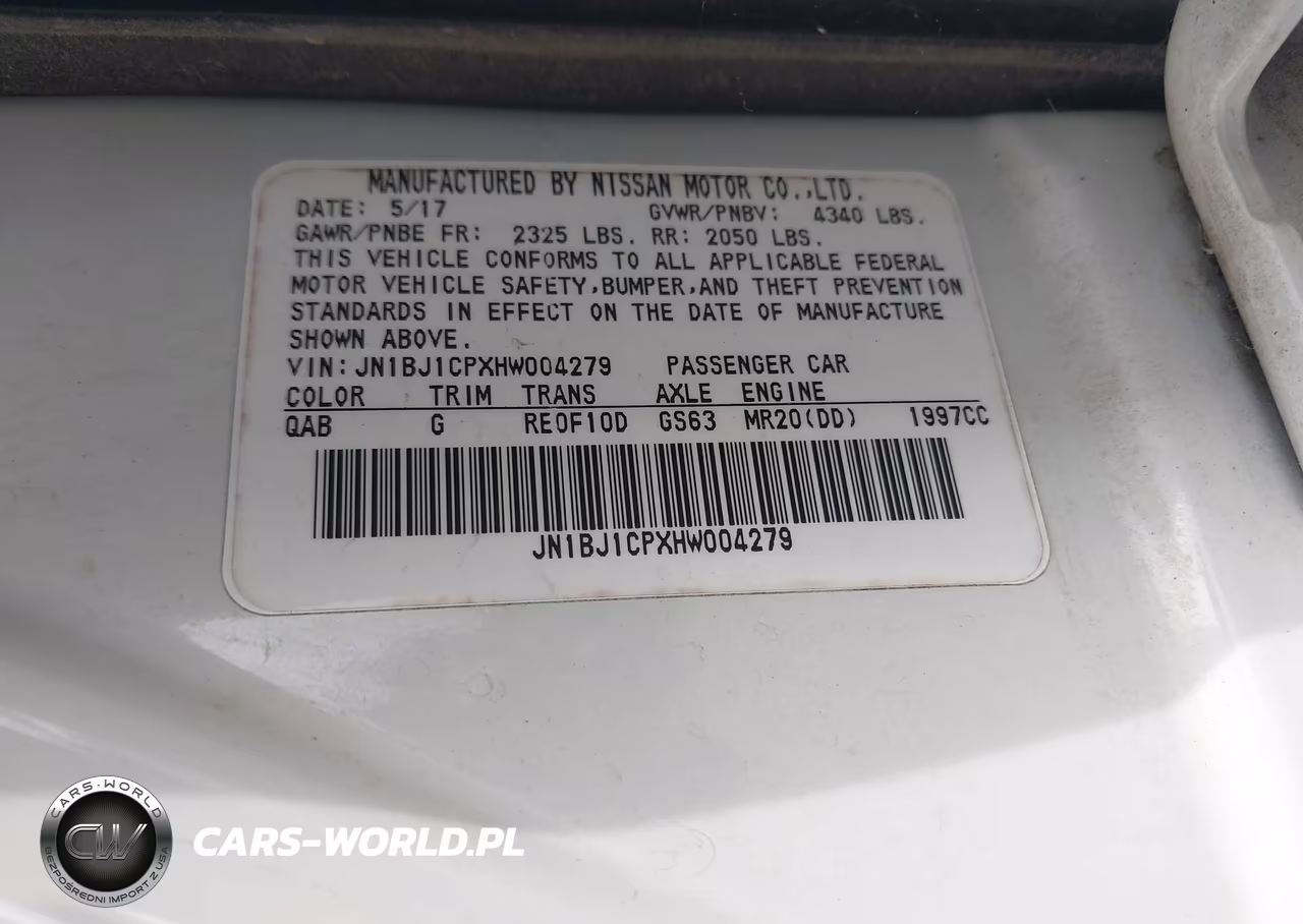 2017 Nissan Rogue Sport S VIN:JN1BJ1CPXHW004279 - 9