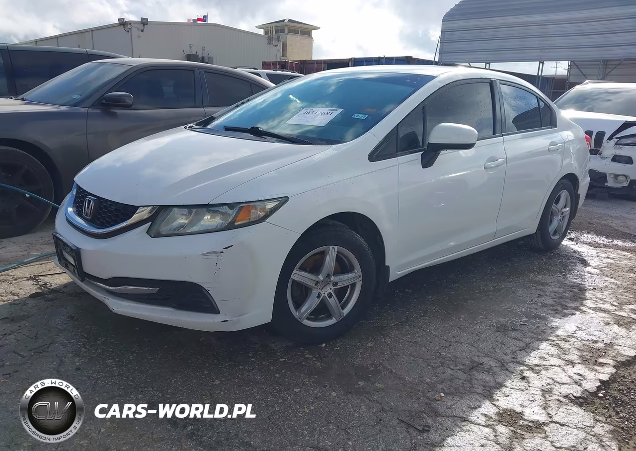 2014 Honda Civic Lx VIN:2HGFB2F55EH500792 - 2