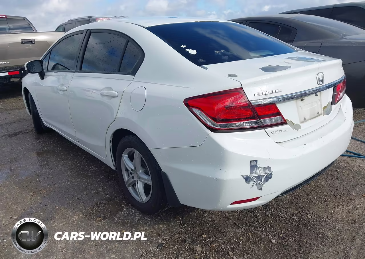 2014 Honda Civic Lx VIN:2HGFB2F55EH500792 - 3
