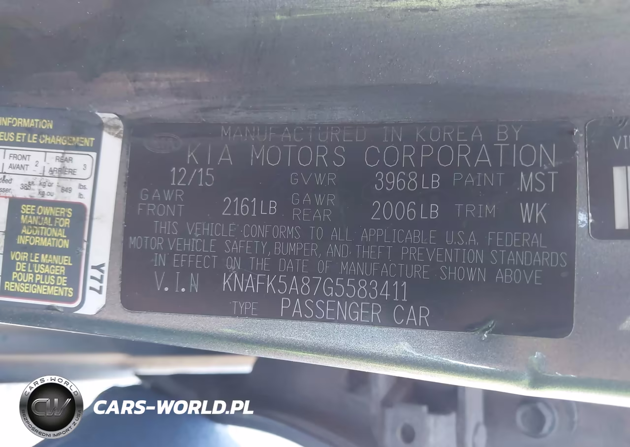 2016 Kia Forte Lx VIN:KNAFK5A87G5583411 - 9