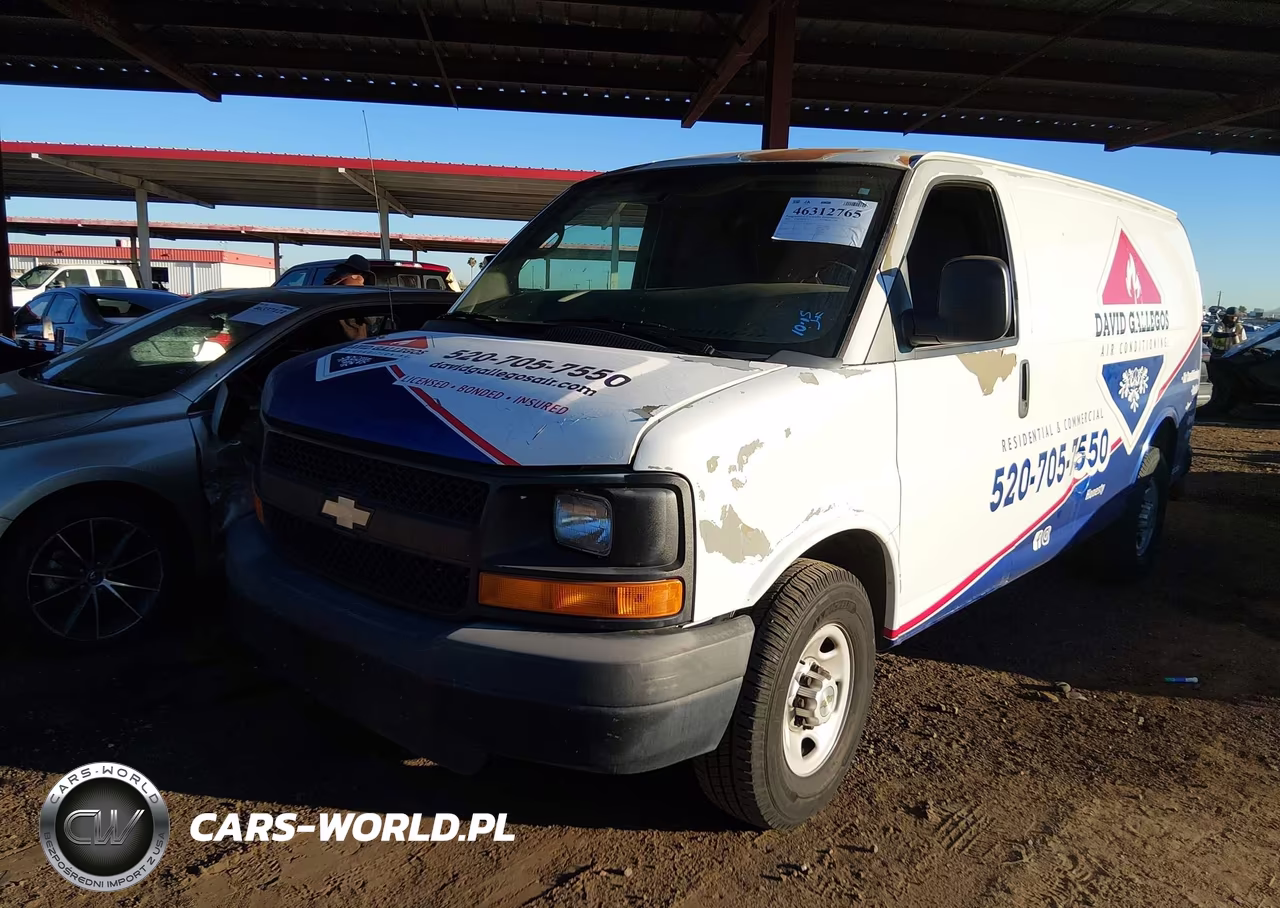 2012 Chevrolet Express 2500 Work Van VIN:1GCWGFCA6C1118453 - 2