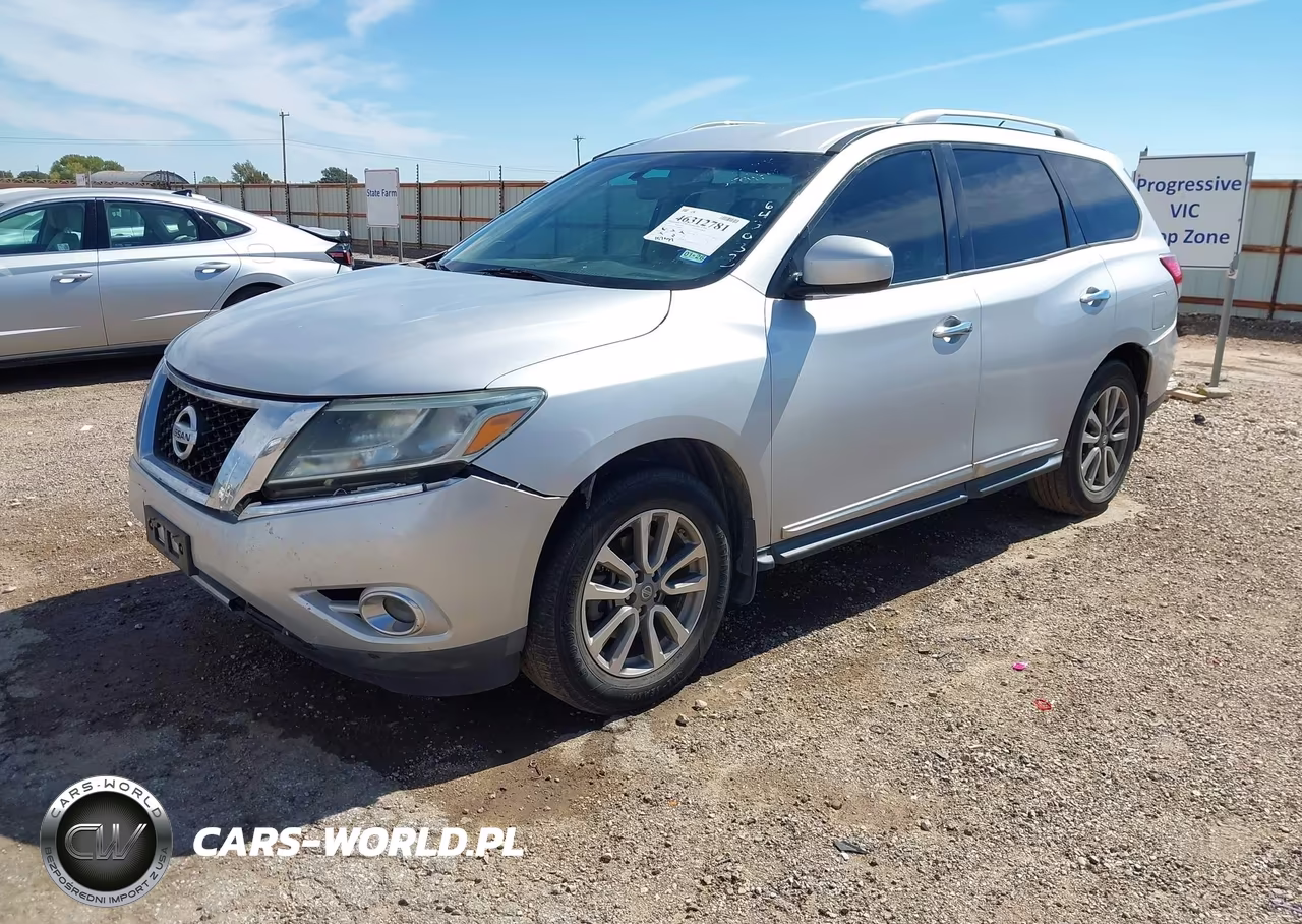 2014 Nissan Pathfinder Sl VIN:5N1AR2MNXEC643033 - 2