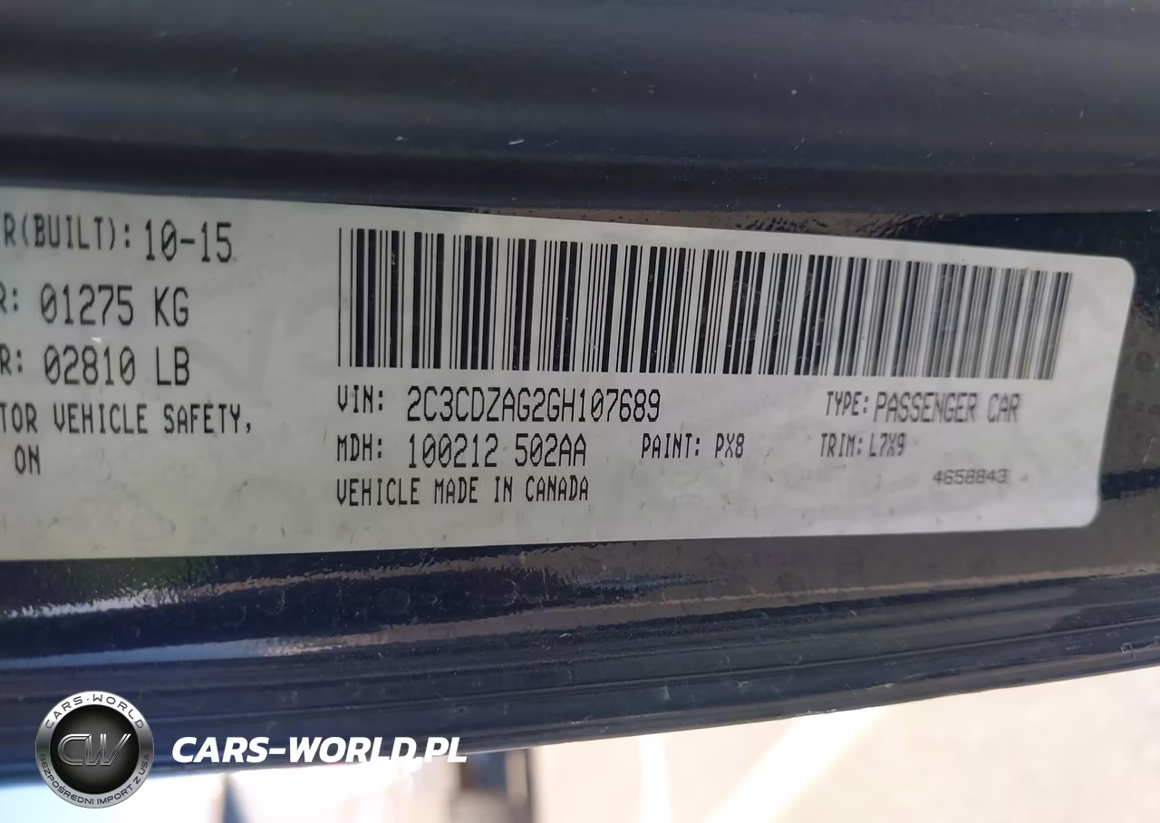 2016 Dodge Challenger Sxt VIN:2C3CDZAG2GH107689 - 9