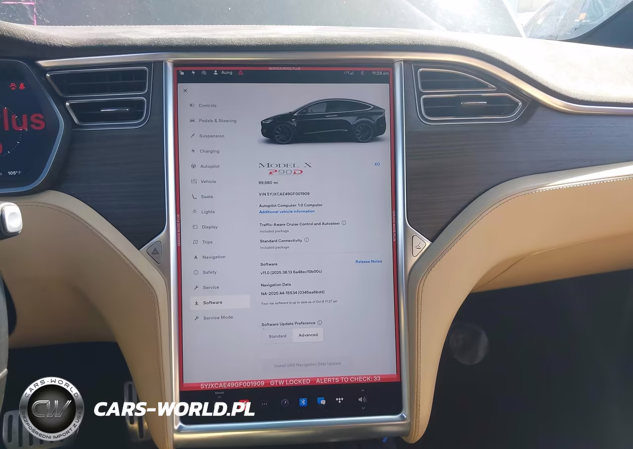 2016 Tesla Model X 60D-P100D-P90D VIN:5YJXCAE49GF001909 - 18
