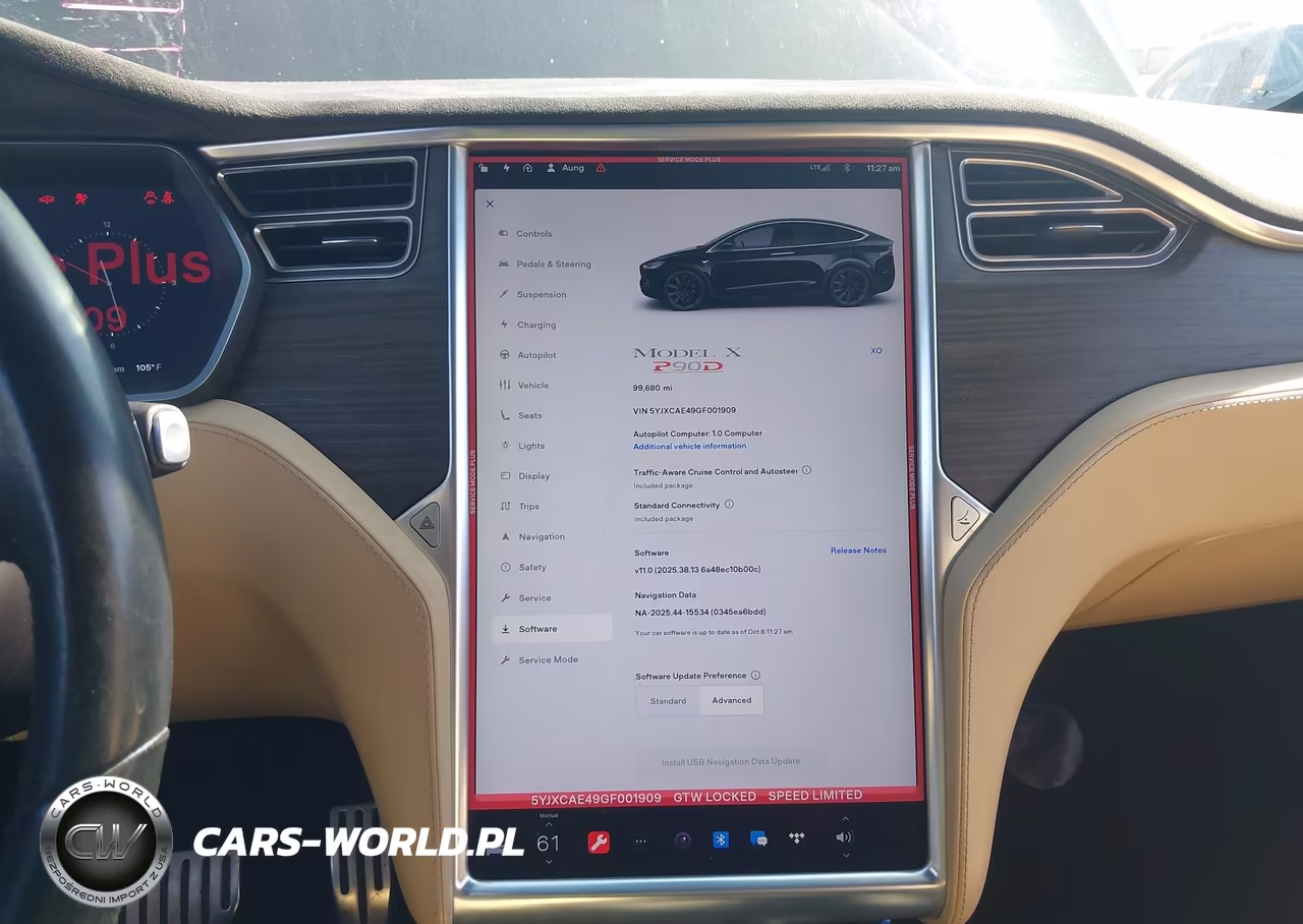 2016 Tesla Model X 60D-P100D-P90D VIN:5YJXCAE49GF001909 - 7