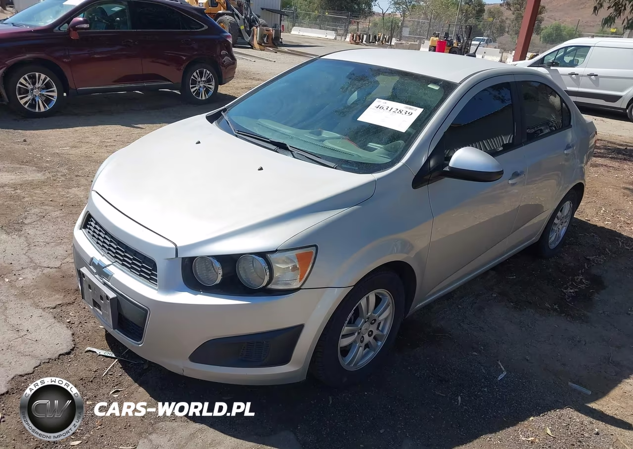 2012 Chevrolet Sonic 2Lt VIN:1G1JC5SH7C4160927 - 2
