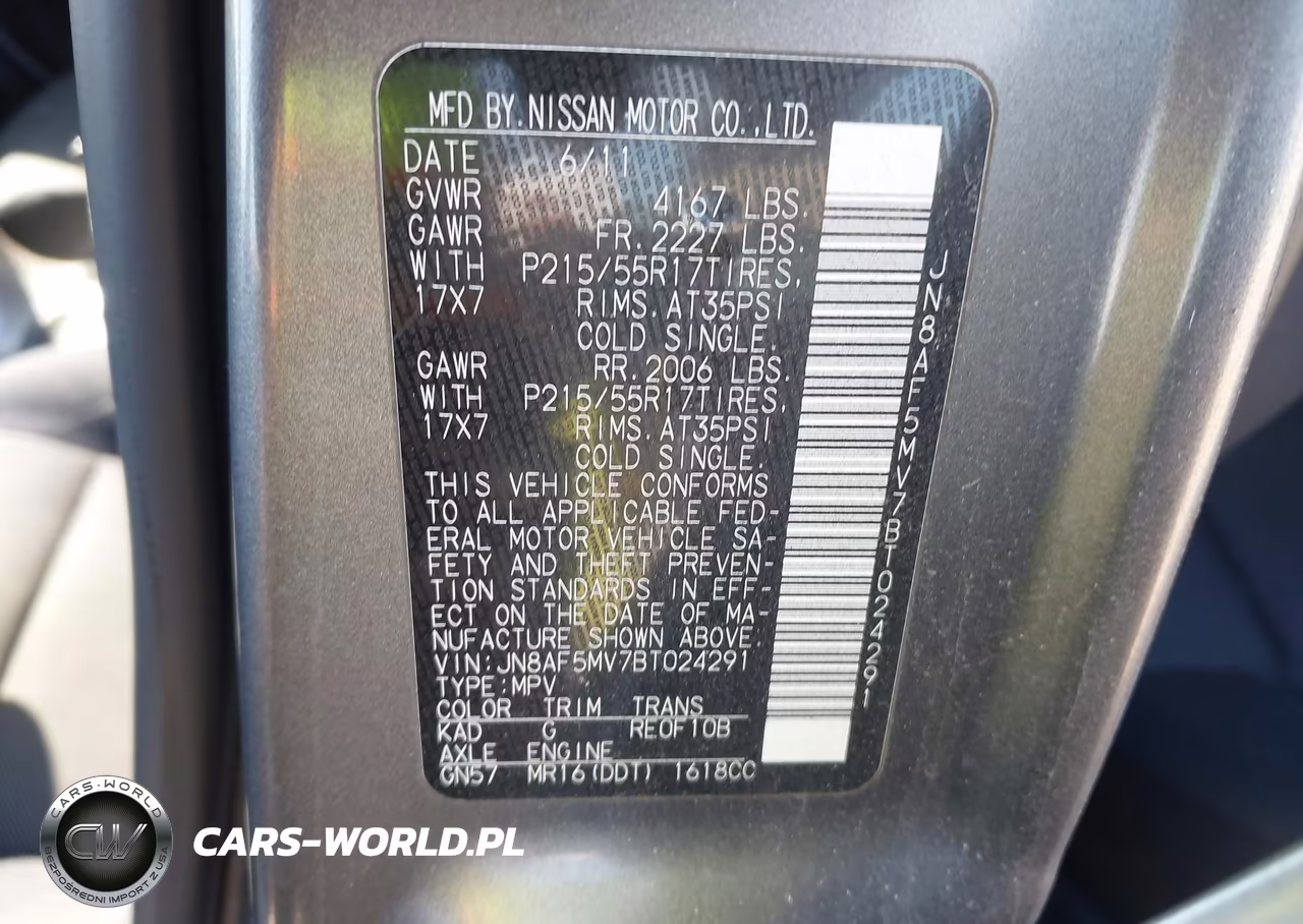 2011 Nissan Juke S VIN:JN8AF5MV7BT024291 - 9