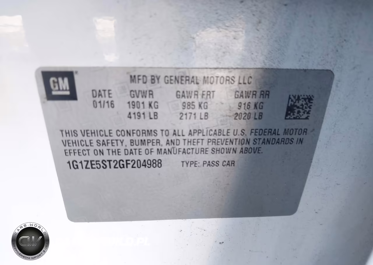 2016 Chevrolet Malibu 1Lt VIN:1G1ZE5ST2GF204988 - 9