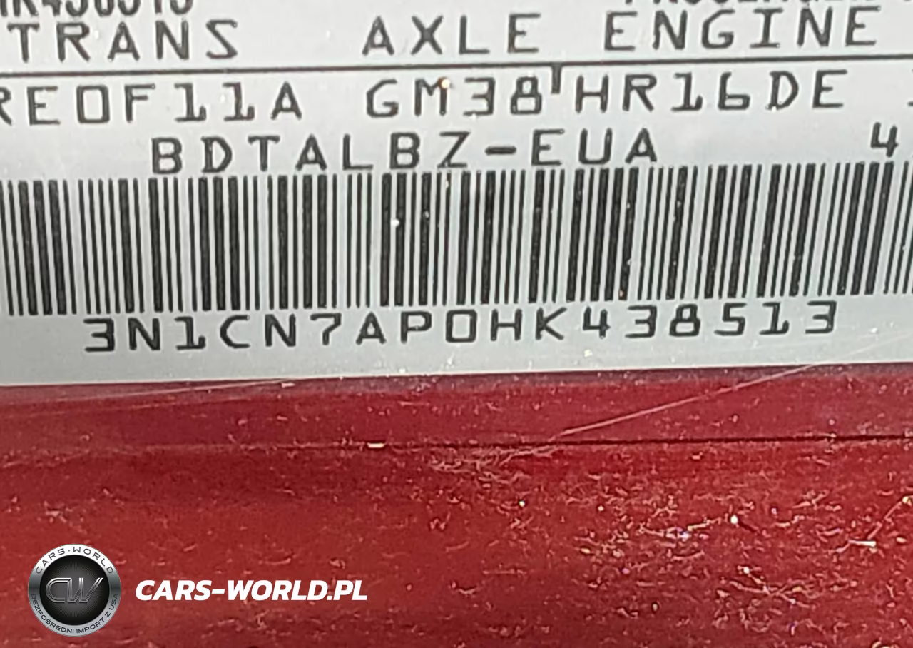 2017 Nissan Versa 1.6 Sv VIN:3N1CN7AP0HK438513 - 9
