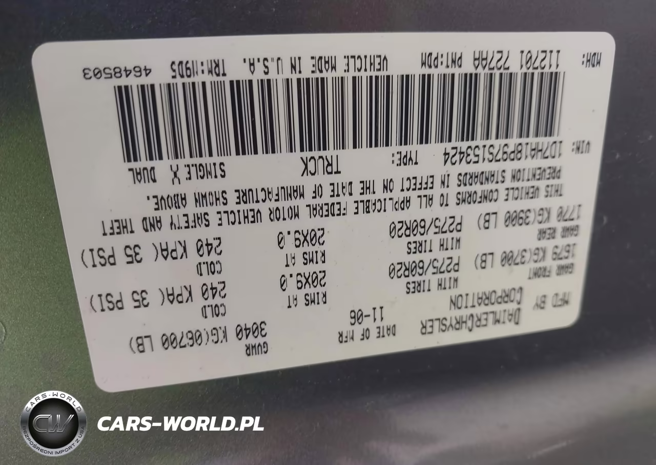 2007 Dodge Ram 1500 Slt VIN:1D7HA18P97S153424 - 9