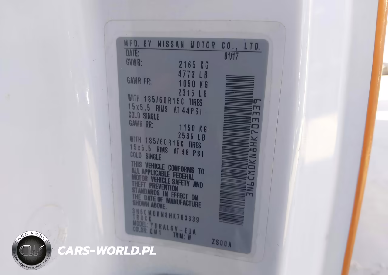 2017 Nissan Nv200 Sv VIN:3N6CM0KN8HK703339 - 9