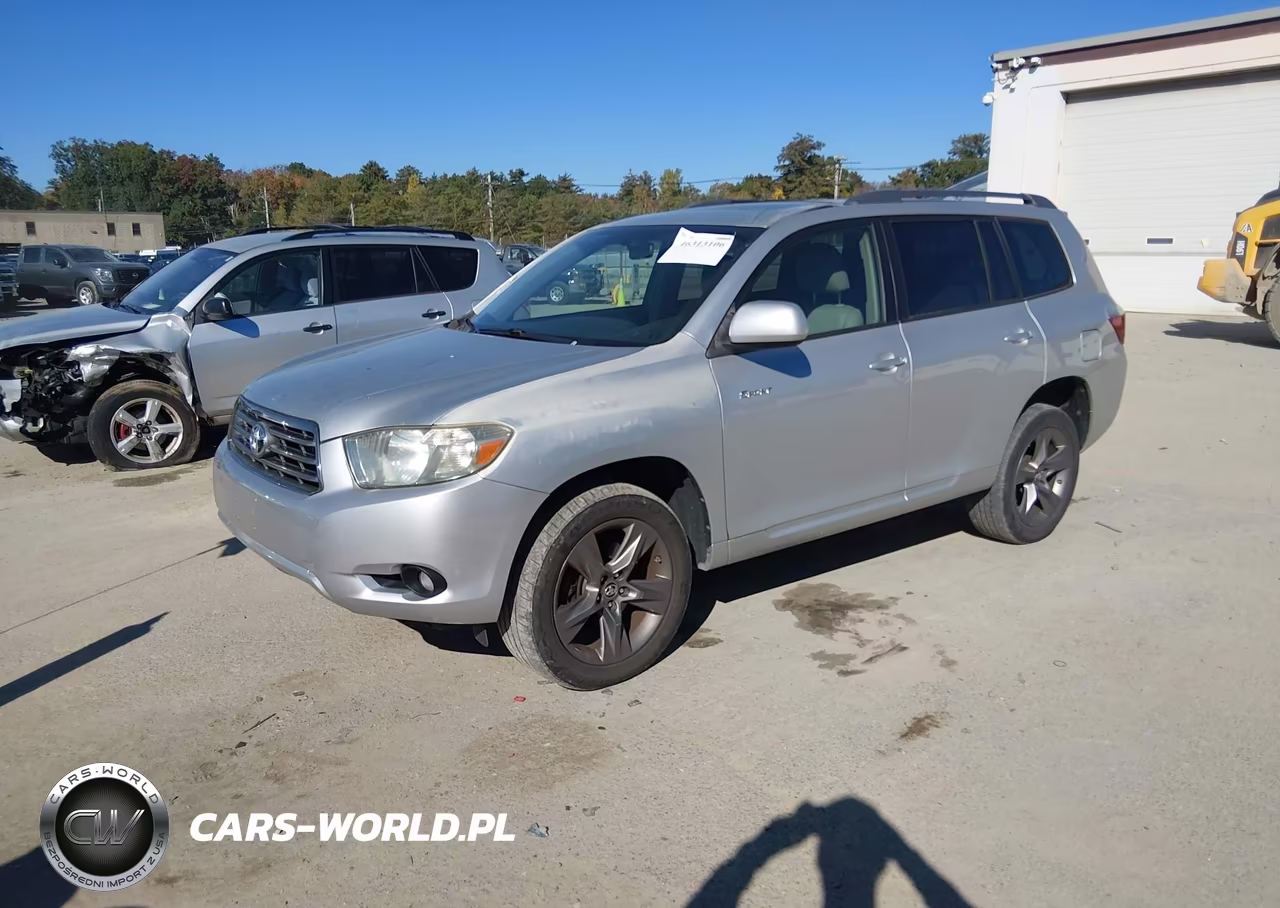 2008 Toyota Highlander Sport VIN:JTEES43A782078279 - 2