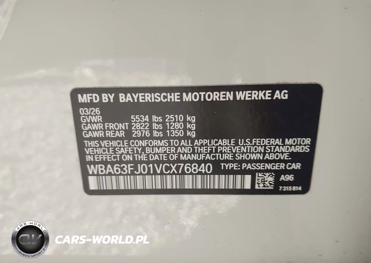 2027 BMW 540Ix VIN:WBA63FJ01VCX76840 - 9