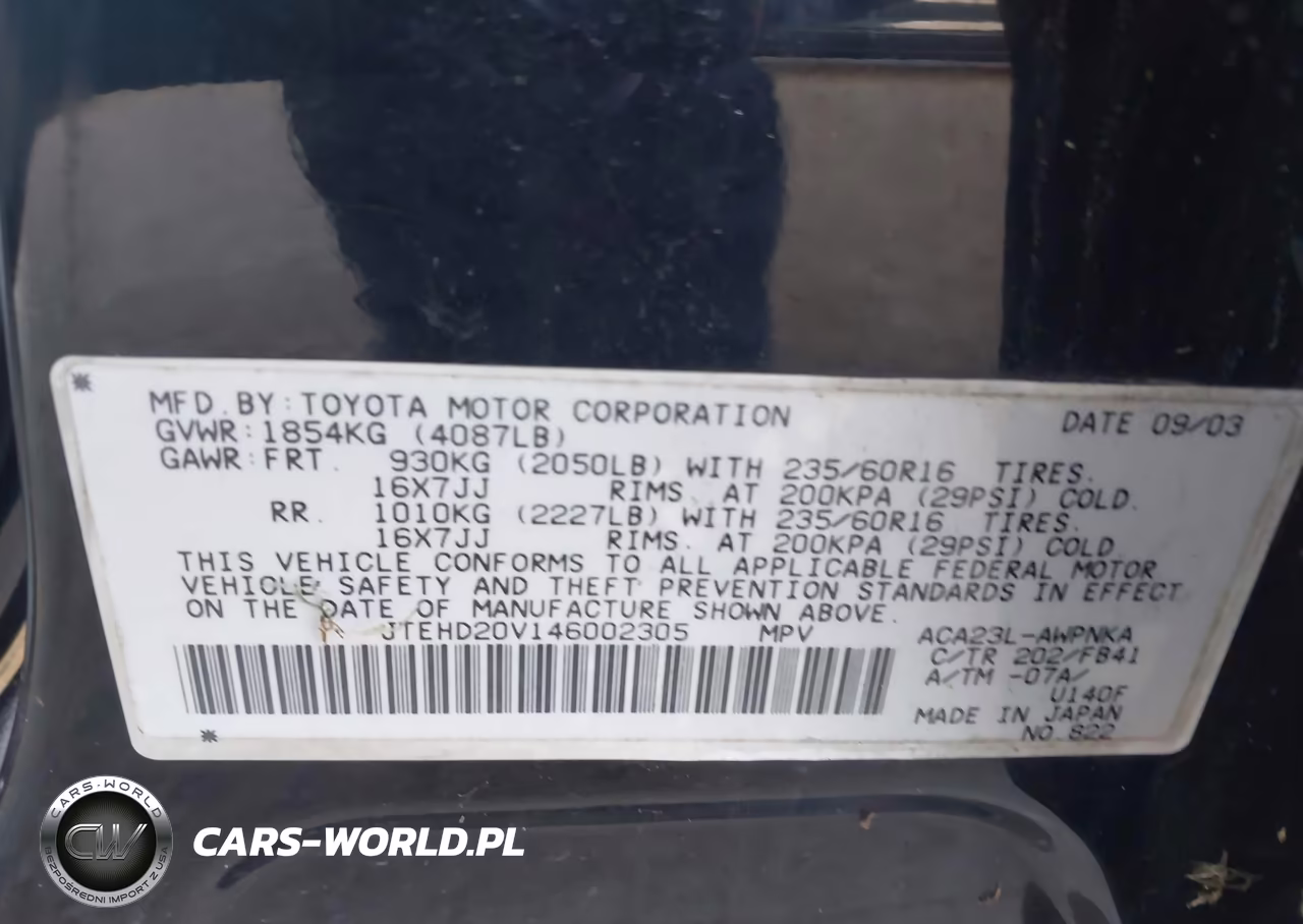 2004 Toyota Rav4 VIN:JTEHD20V146002305 - 9