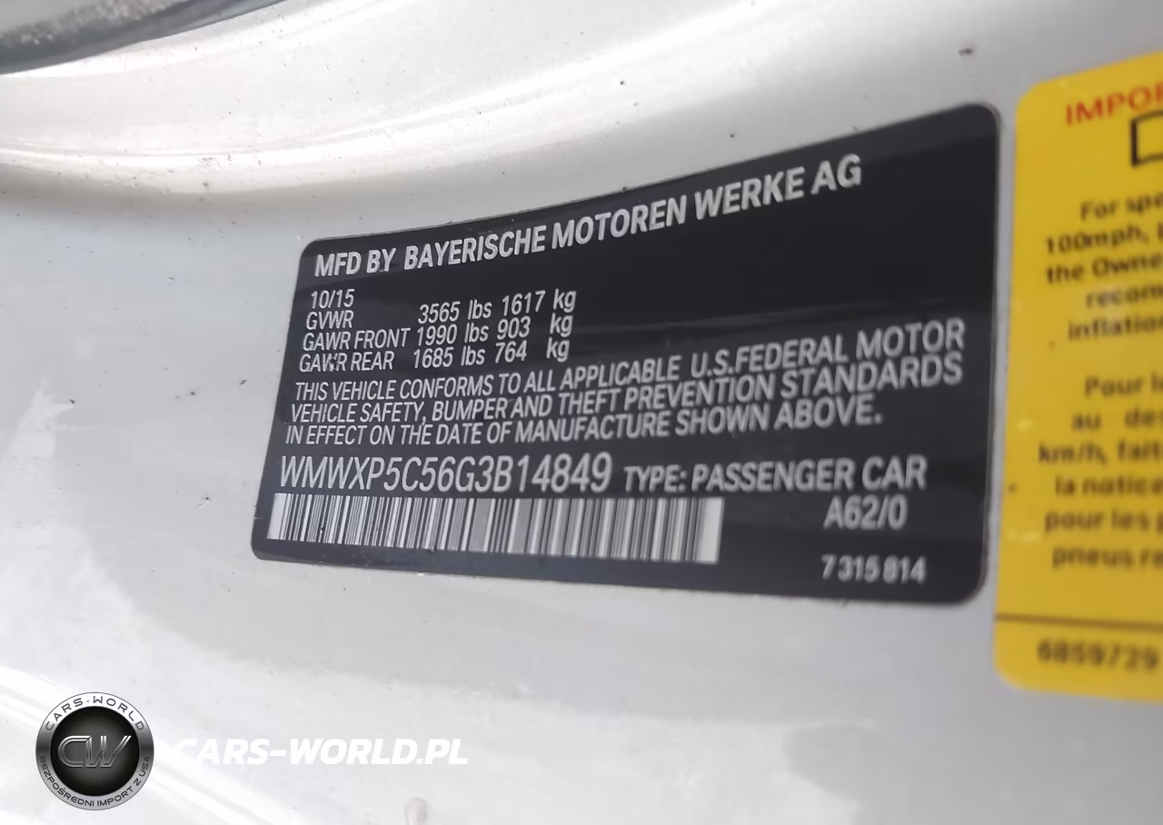 2016 Mini Hardtop Cooper VIN:WMWXP5C56G3B14849 - 9