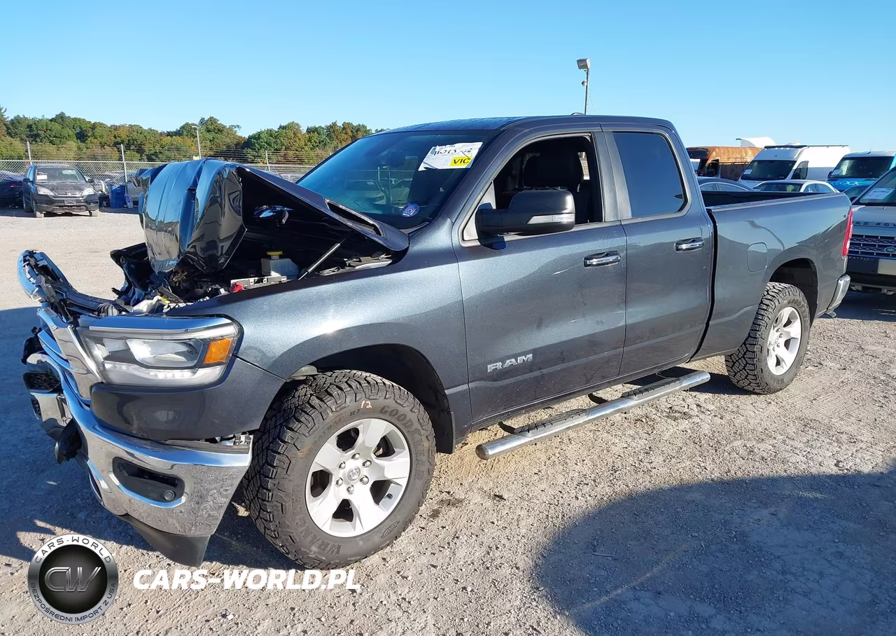 2019 Ram 1500 Big Horn-Lone Star 4X4 6'4 Box VIN:1C6SRFBT9KN636194 - 2