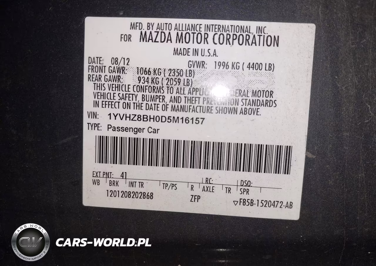 2013 Mazda Mazda6 I Sport VIN:1YVHZ8BH0D5M16157 - 9