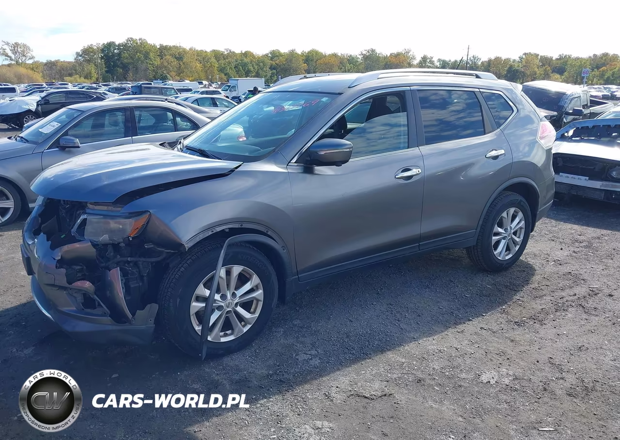 2015 Nissan Rogue Sv VIN:KNMAT2MV7FP515655 - 2