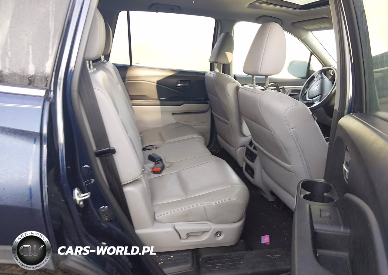 2017 Honda Pilot Ex-L VIN:5FNYF5H62HB010890 - 8