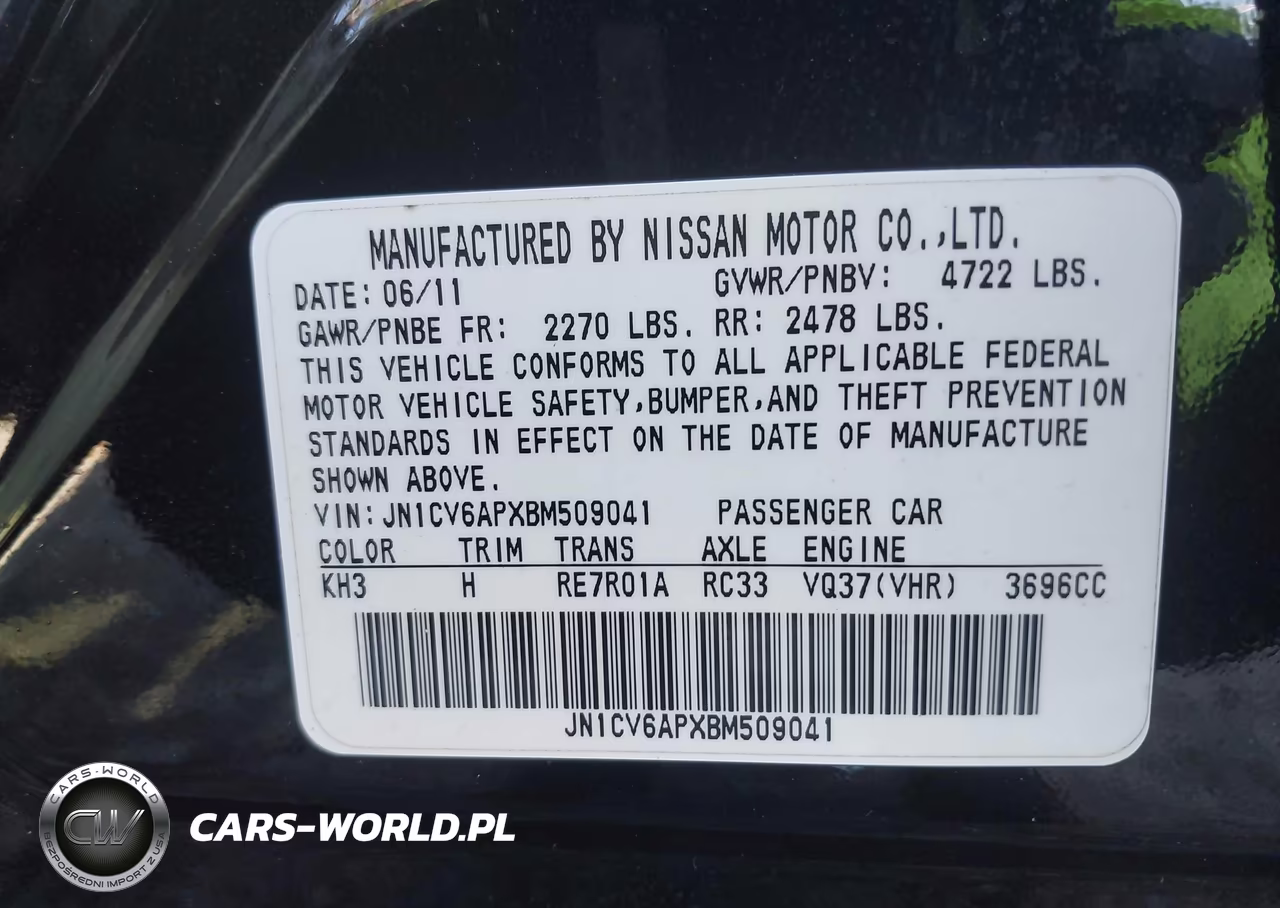 2011 Infiniti G37 Journey VIN:JN1CV6APXBM509041 - 9