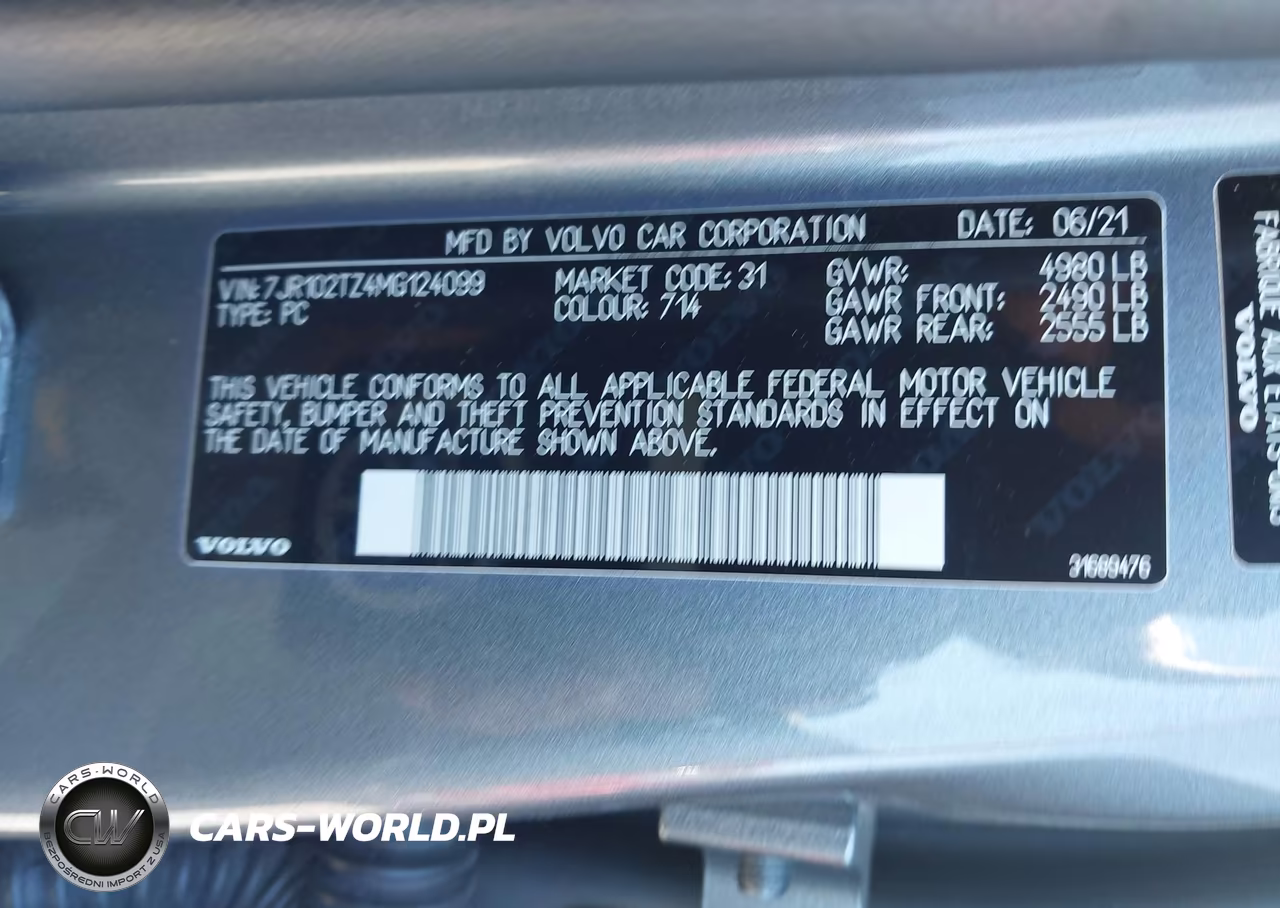 2021 Volvo S60 T5 Momentum VIN:7JR102TZ4MG124099 - 9