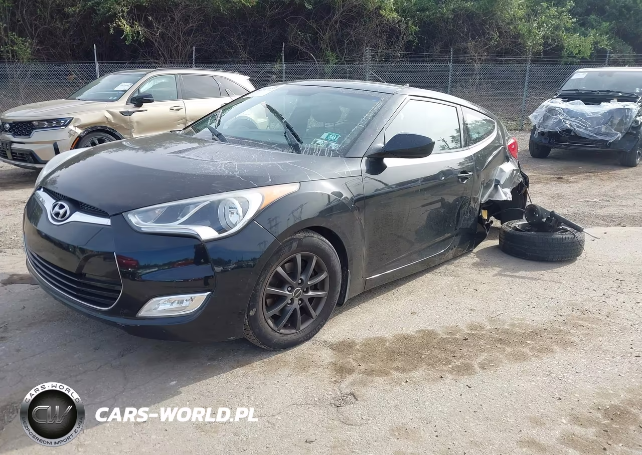 2012 Hyundai Veloster Base W-Gray VIN:KMHTC6ADXCU050440 - 2