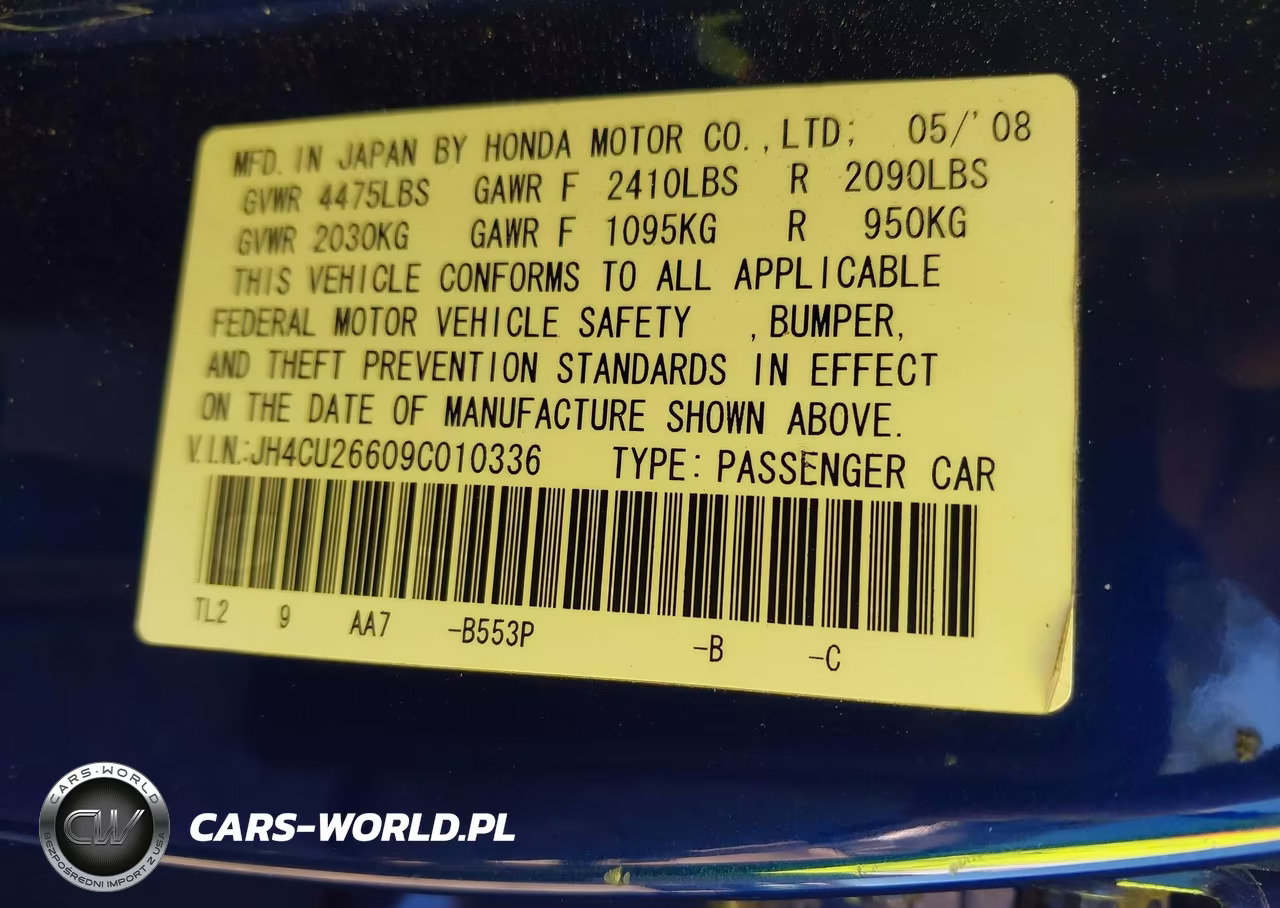 2009 Acura Tsx VIN:JH4CU26609C010336 - 9