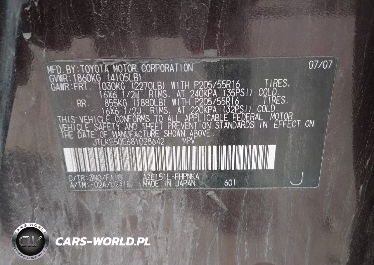 2008 Scion Xb VIN:JTLKE50E681028642 - 9