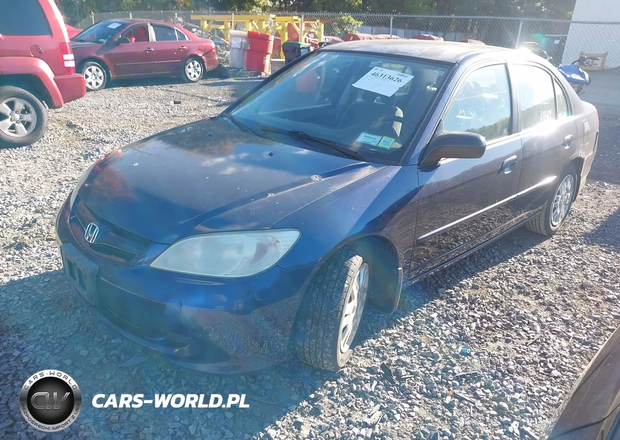 2004 Honda Civic Lx VIN:2HGES16584H536884 - 2