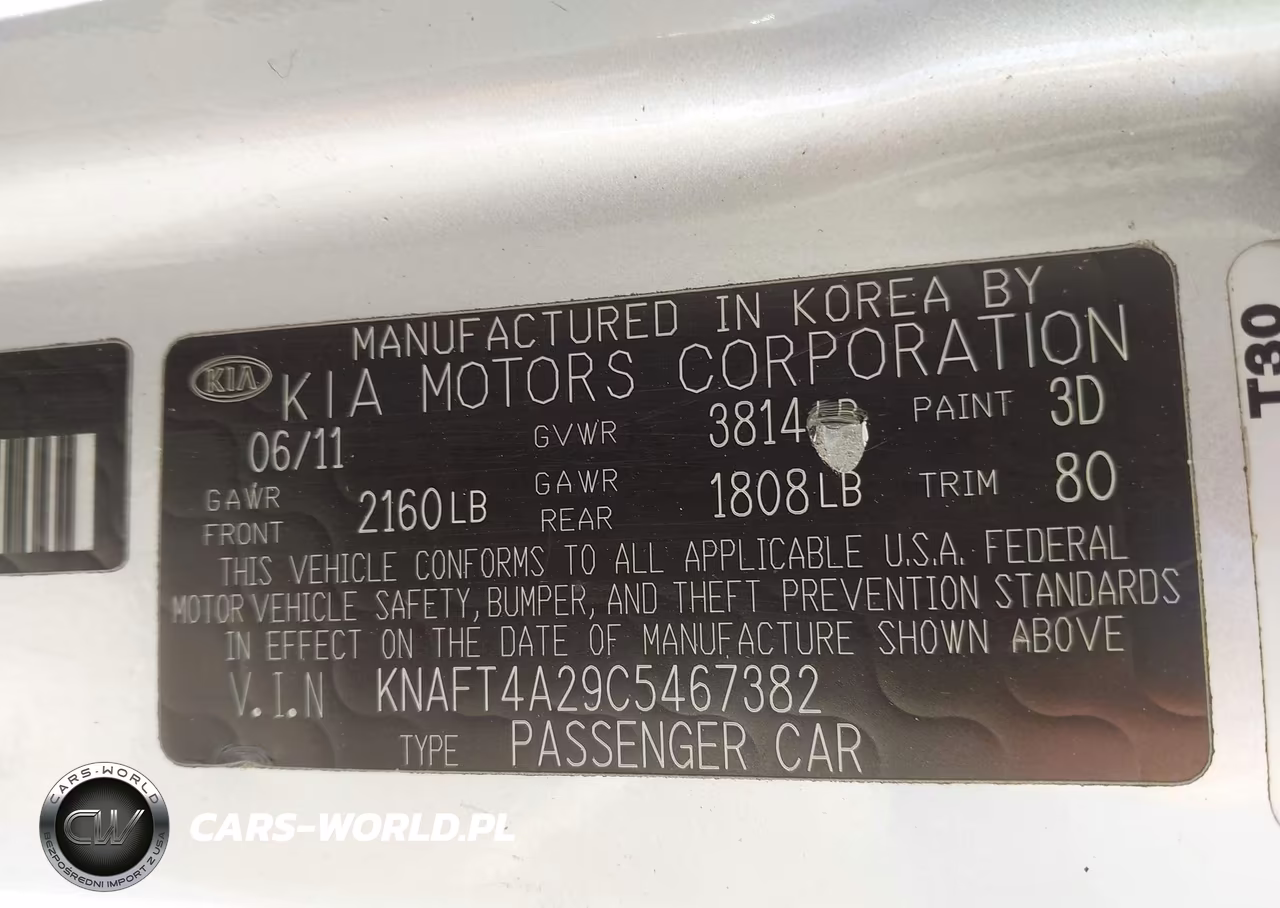 2012 Kia Forte Lx VIN:KNAFT4A29C5467382 - 9