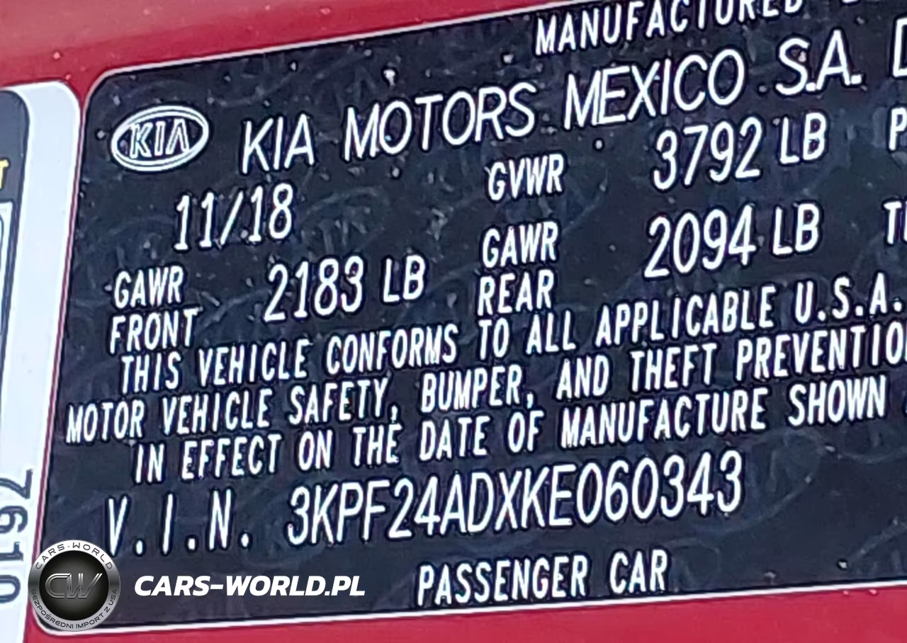 2019 Kia Forte Lxs VIN:3KPF24ADXKE060343 - 9