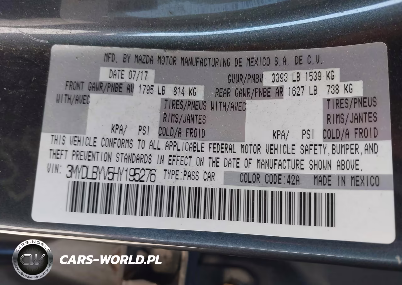 2017 Toyota Yaris Ia VIN:3MYDLBYV5HY195276 - 9