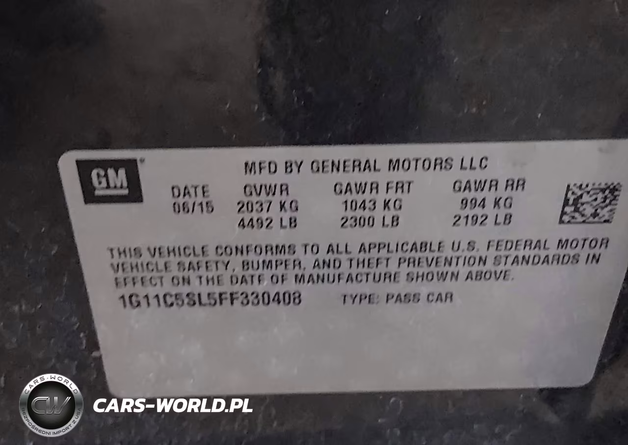 2015 Chevrolet Malibu 1Lt VIN:1G11C5SL5FF330408 - 9